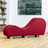 UA URBAN ART Faux Leather Yoga Stretch Chair Couch | Love Seat for Couples – Play, Relax & Flex