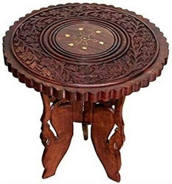 Wooden Stool Small Coffee Table/Small Sofa Side Table/Wooden Table Traditional Handicrafts
