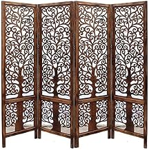 Store Wooden Room Partition/Screen/Room Divider/Room Separator Traditional Handicrafts Tree Pattern (4 Panel)