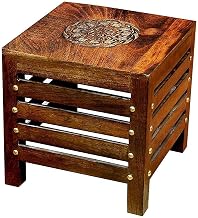 Store Wooden Square Stool 12