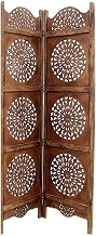 Urban Art Store Wooden Room Partition for Living Rooms, Wood Screen Separator and Wooden Room Wall Dividers for Living Room/Bedroom/Office/Restaurant (Brown) (2 Panel)