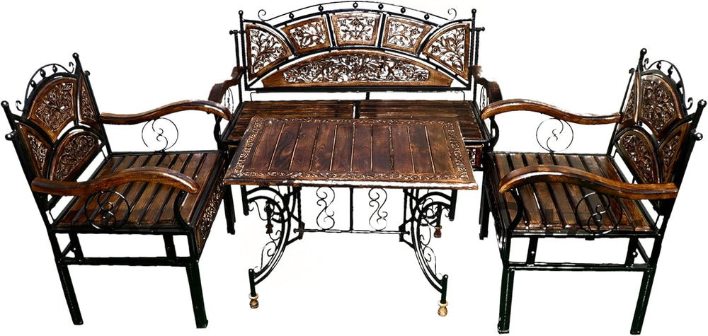 UA URBAN ART Wood & Wrought Iron...