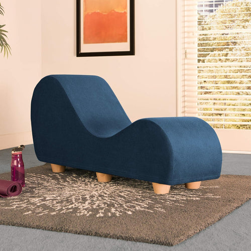 Faux Leather Yoga Stretch Chair Couch - Play, Relax & More | Love Seat for Couples, Fun, & Flexibility