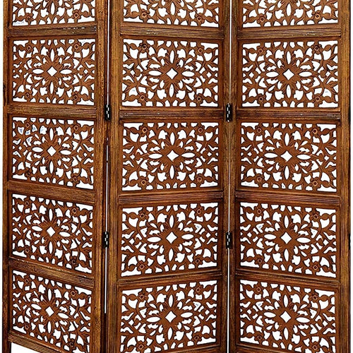 Wooden Room Partition/Screen/Room Divider/Room Separator Traditional Handicrafts 4 Panels